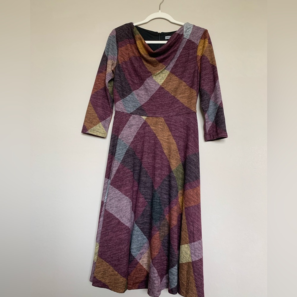 Danny and Nicole Plaid Dress